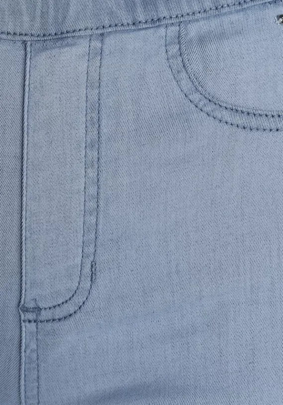 Lange Hosen|Buffalo Jeggings Hellblau-Jeans