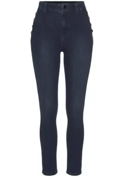 Lange Hosen|Vivance Jeggings Darkblue-Washed