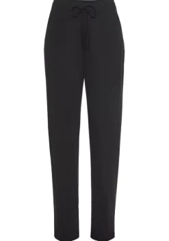 Lange Hosen|Beachtime Jerseyhose Schwarz