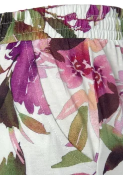 Lange Hosen|Beachtime Jerseyhose Weis Bedruckt