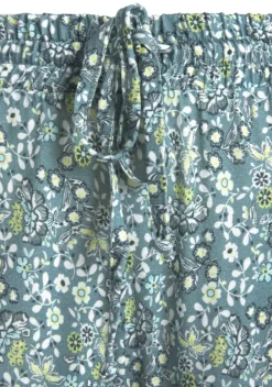 Lange Hosen|Vivance Jerseyhose Grun-Bedruckt