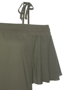 Kurze Kleider|LASCANA Jerseykleid Khaki