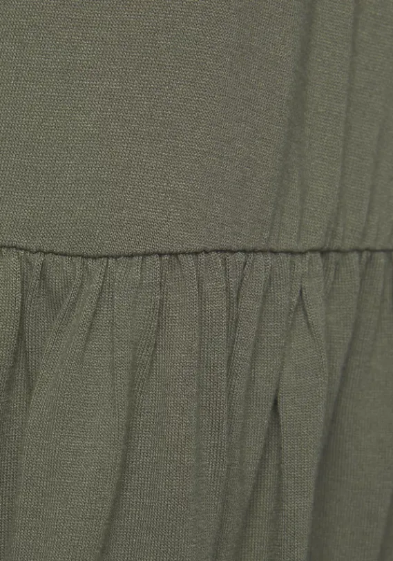 Kurze Kleider|LASCANA Jerseykleid Khaki