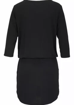 Kurze Kleider|LASCANA Jerseykleid Schwarz
