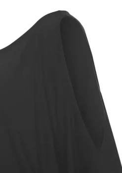 Kurze Kleider|Buffalo Jerseykleid Schwarz