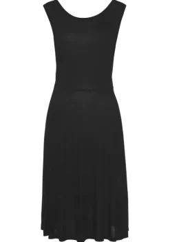 Kurze Kleider|LASCANA Jerseykleid Schwarz