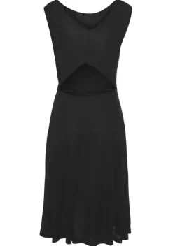 Kurze Kleider|LASCANA Jerseykleid Schwarz