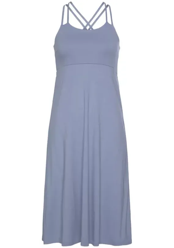 Kurze Kleider|Buffalo Jerseykleid Rauchblau