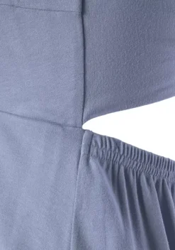 Kurze Kleider|Buffalo Jerseykleid Rauchblau