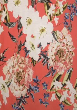 Kurze Kleider|s.Oliver Jerseykleid Koralle-Bedruckt