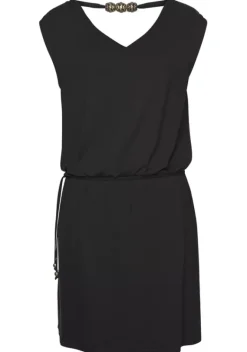 Kurze Kleider|LASCANA Jerseykleid Schwarz