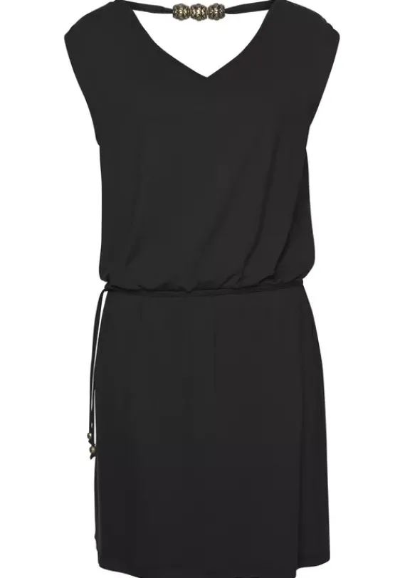 Kurze Kleider|LASCANA Jerseykleid Schwarz