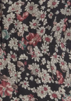 Kurze Kleider|LASCANA Jerseykleid Schwarz-Bedruckt