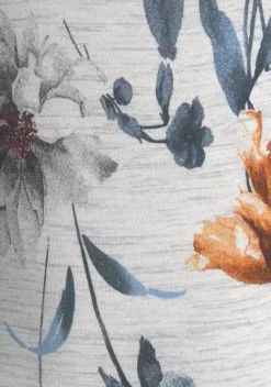 Kurze Kleider|Vivance Jerseykleid Grau-Meliert-Bedruckt