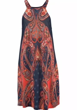 Strandmode|LASCANA Jerseykleid Marine-Rot