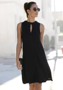 Strandmode|LASCANA Jerseykleid Schwarz