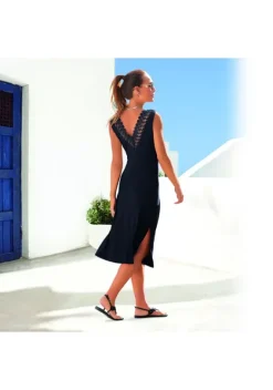 Kurze Kleider|LASCANA Jerseykleid Schwarz