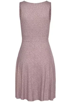 Kurze Kleider|Vivance Jerseykleid Rose-Mauve-Bedruckt