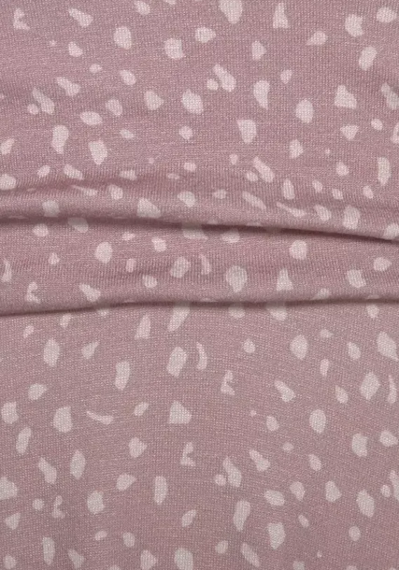 Kurze Kleider|Vivance Jerseykleid Rose-Mauve-Bedruckt