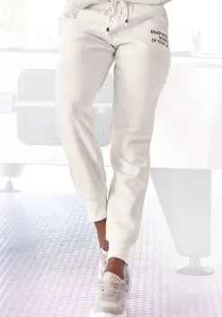 Relaxhosen|Buffalo Jogginghose Weis