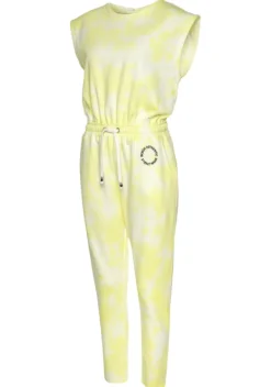 Overalls|Bench. Jumpsuit Gelb-Zitrus-Weis