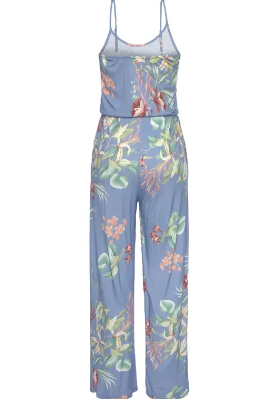 Overalls|Buffalo Jumpsuit Blau Bedruckt