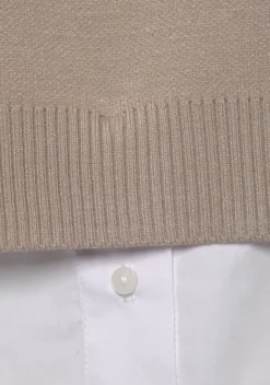 Pullover|Vivance Kapuzenpullover Beige