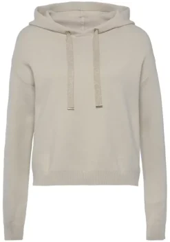 Pullover|Vivance Kapuzenpullover Beige