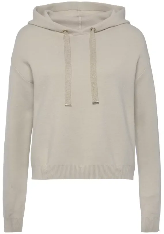 Pullover|Vivance Kapuzenpullover Beige