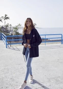 Jacken & Mantel|Buffalo Kapuzensweatjacke Schwarz