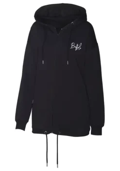 Jacken & Mantel|Buffalo Kapuzensweatjacke Schwarz