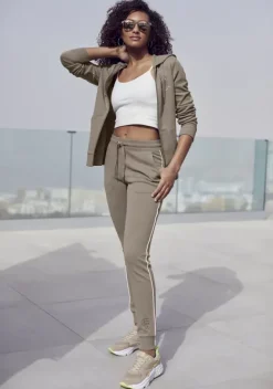 Jacken & Mantel|H.I.S Kapuzensweatjacke Camelfarben