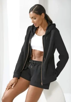 Jacken & Mantel|Bench. Kapuzensweatjacke Black