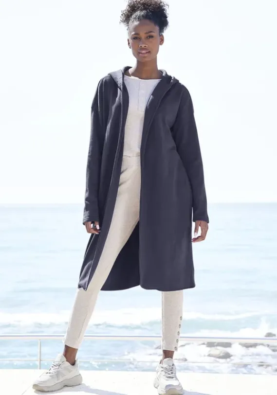 Jacken & Mantel|H.I.S Kapuzensweatjacke Dunkelblau