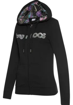 Jacken & Mantel|KangaROOS Kapuzensweatjacke Schwarz