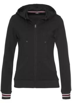 Jacken & Mantel|H.I.S Kapuzensweatjacke Schwarz