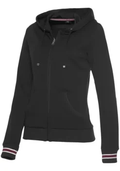 Jacken & Mantel|H.I.S Kapuzensweatjacke Schwarz