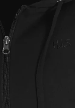Jacken & Mantel|H.I.S Kapuzensweatjacke Schwarz
