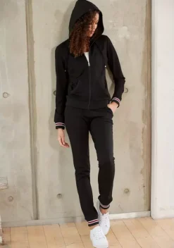 Jacken & Mantel|H.I.S Kapuzensweatjacke Schwarz