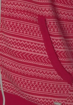 Jacken & Mantel|s.Oliver Kapuzensweatjacke Cherryrot