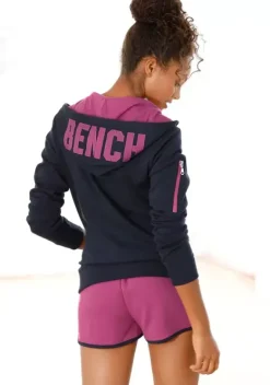 Jacken & Mantel|Bench. Kapuzensweatjacke Navy-Pink