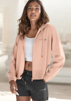 LASCANA Nachhaltige Homewear<Kapuzensweatjacke"Homewear"