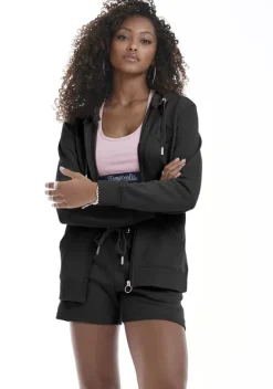 Bench. Homewear-Oberteile<Kapuzensweatjacke"Mit Logostickerei"