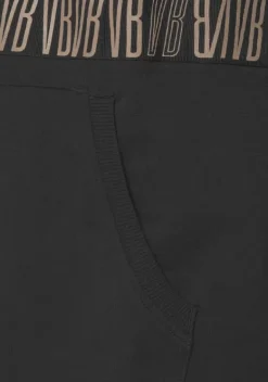 Damenshirts|Venice Beach Kapuzensweatshirt Schwarz