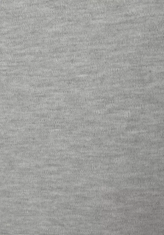 Damenshirts|Bench. Kapuzensweatshirt Hellgrau-Meliert