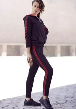 Damenshirts|Bench. Kapuzensweatshirt Schwarz