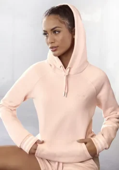 Damenshirts|Buffalo Kapuzensweatshirt Hellrosa