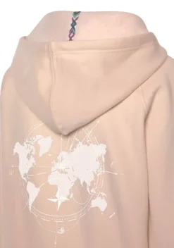 Damenshirts|Buffalo Kapuzensweatshirt Hellrosa