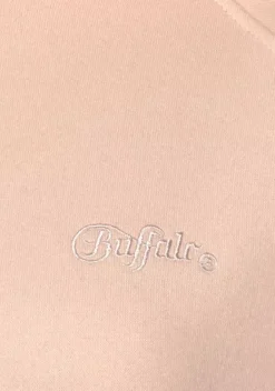 Damenshirts|Buffalo Kapuzensweatshirt Hellrosa