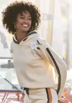 Homewear-Oberteile|Bench. Kapuzensweatshirt Creme